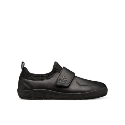 Vivobarefoot Kids' Primus School II School Shoes - Black USA [PGY038697]